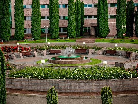 Санаторий «Заря», Кисловодск. Территория